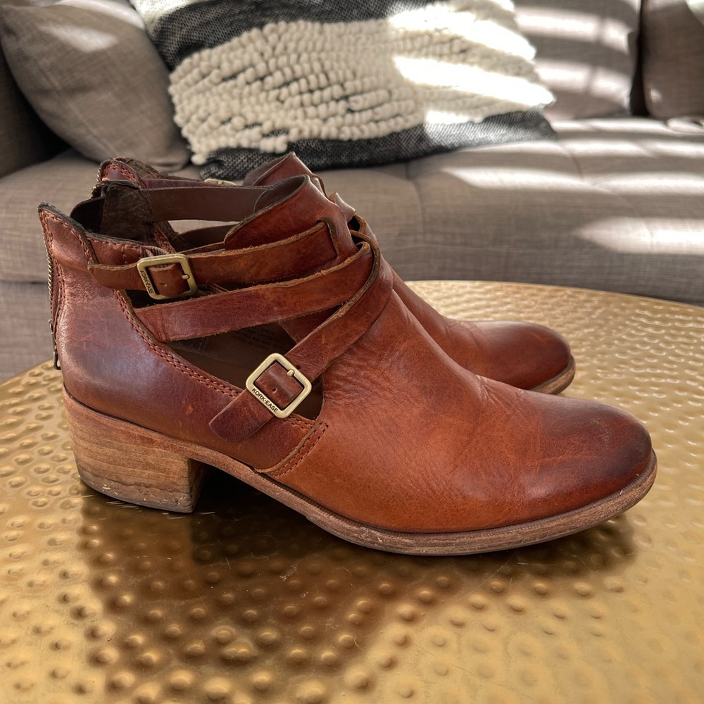 Kork Ease leather booties